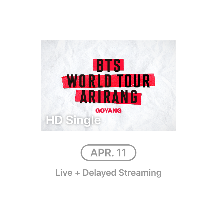 BTS | BTS WORLD TOUR 'ARIRANG' IN GOYANG HD Single-view (4/11)