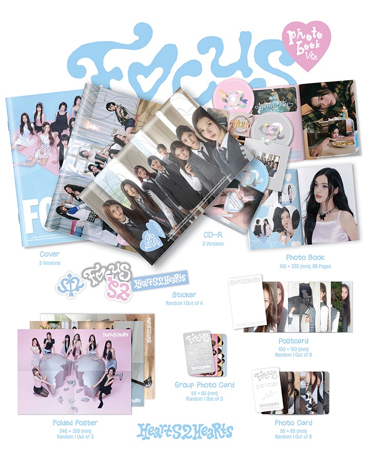The 1st Mini Album 'FOCUS' (Photobook ver.) (Set) 1 detail