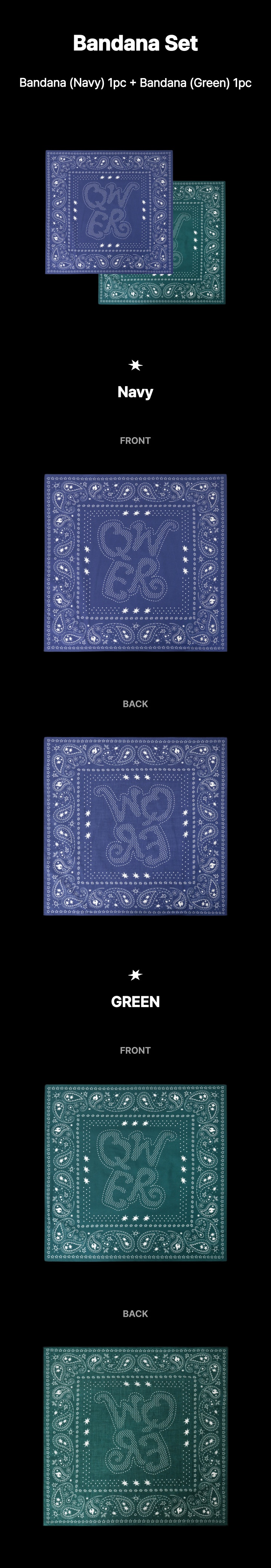 Bandana Set 2 detail
