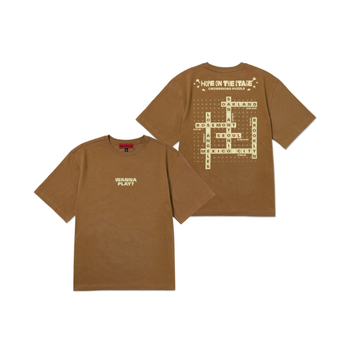 [HOPE ON THE STAGE] Tour T-Shirt (Brown)