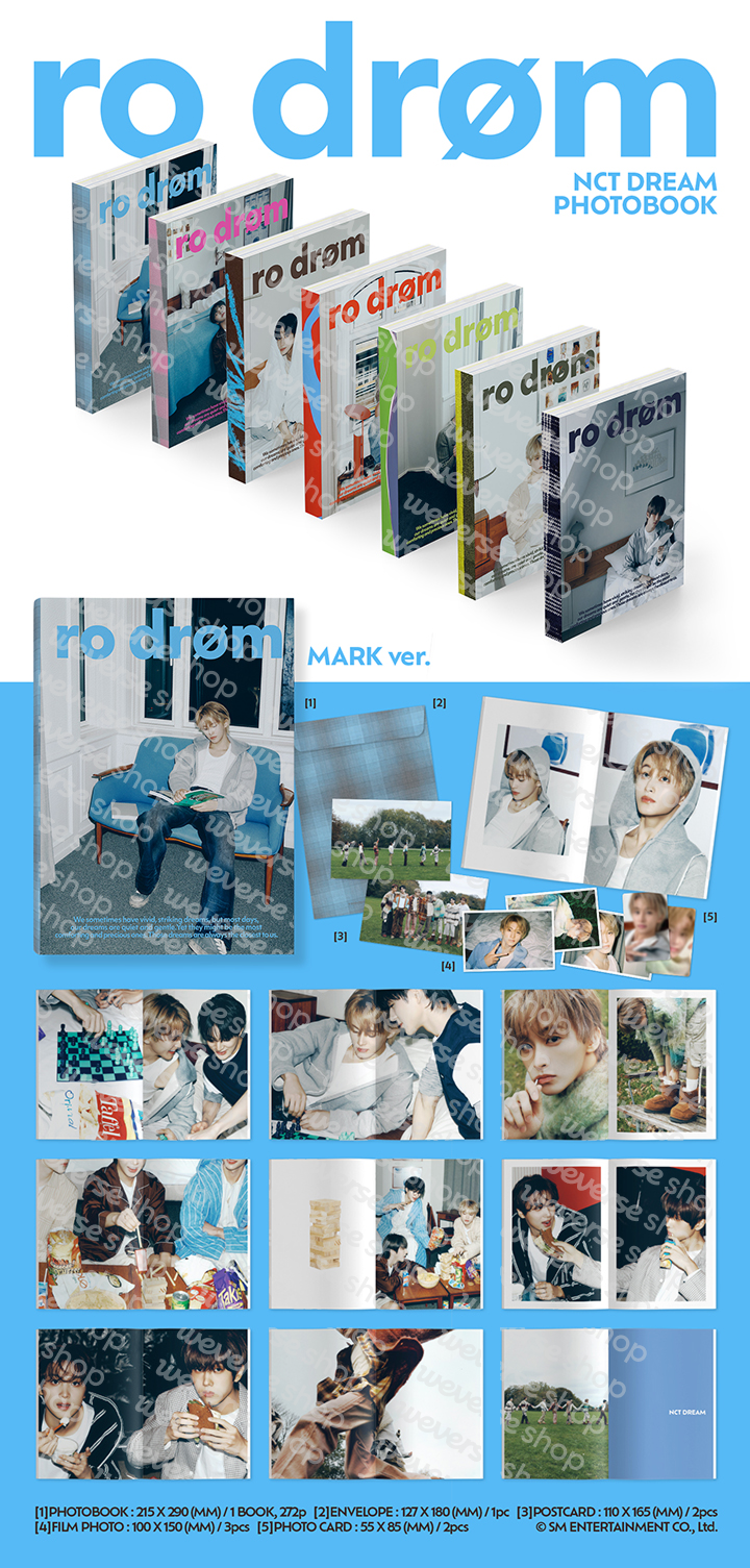 NCT DREAM PHOTOBOOK [Ro drøm] MARK ver. 0 detail