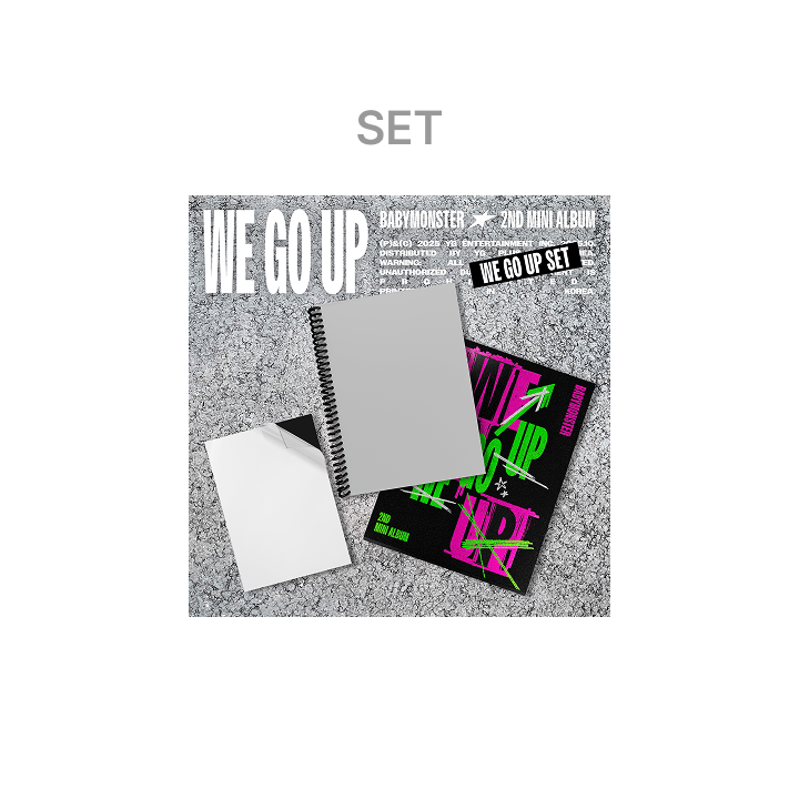 BABYMONSTER 2nd MINI ALBUM [WE GO UP] WE GO UP SET