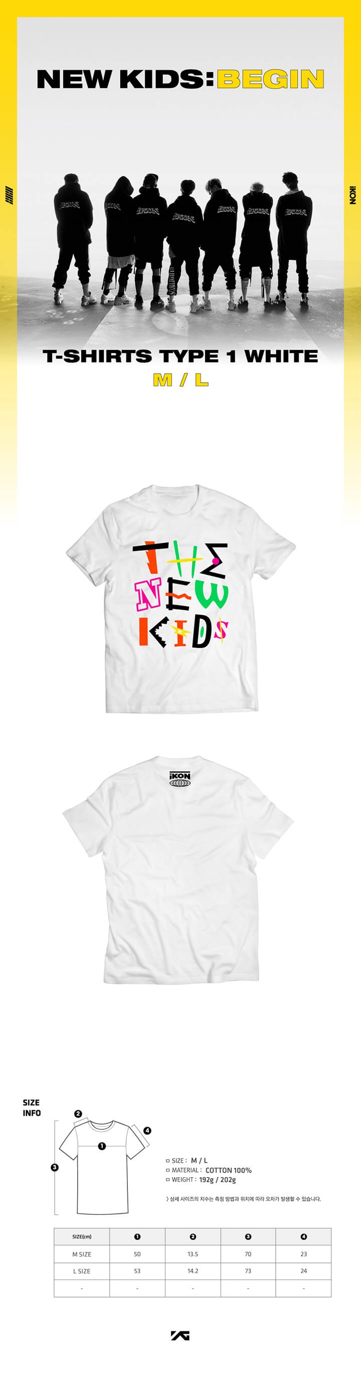 [NEWKIDS] T-SHIRTS TYPE 1_WHITE 0 detail