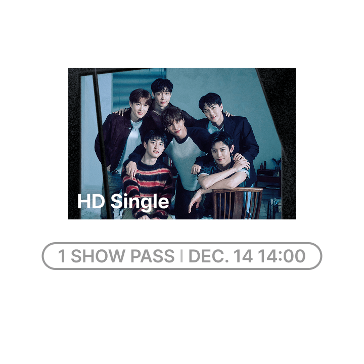 EXO'verse  HD Single-view (Live + Delayed Streaming) 1 SHOW PASS(12/14 14:00)