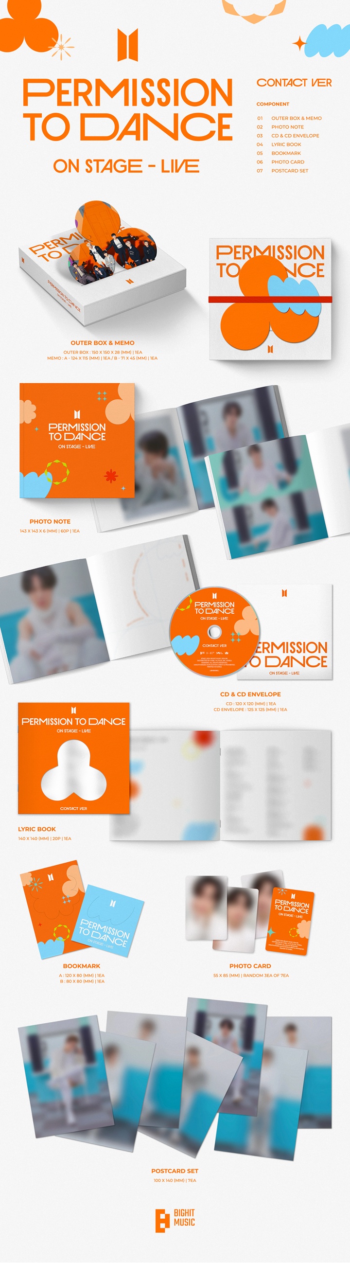 [SPECIAL GIFT] PERMISSION TO DANCE ON STAGE - LIVE (Random) 1 detail