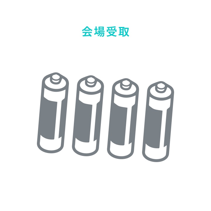 [3rd Anniversary] AAA BATTERY アルカリ単4電池 (4本セット)