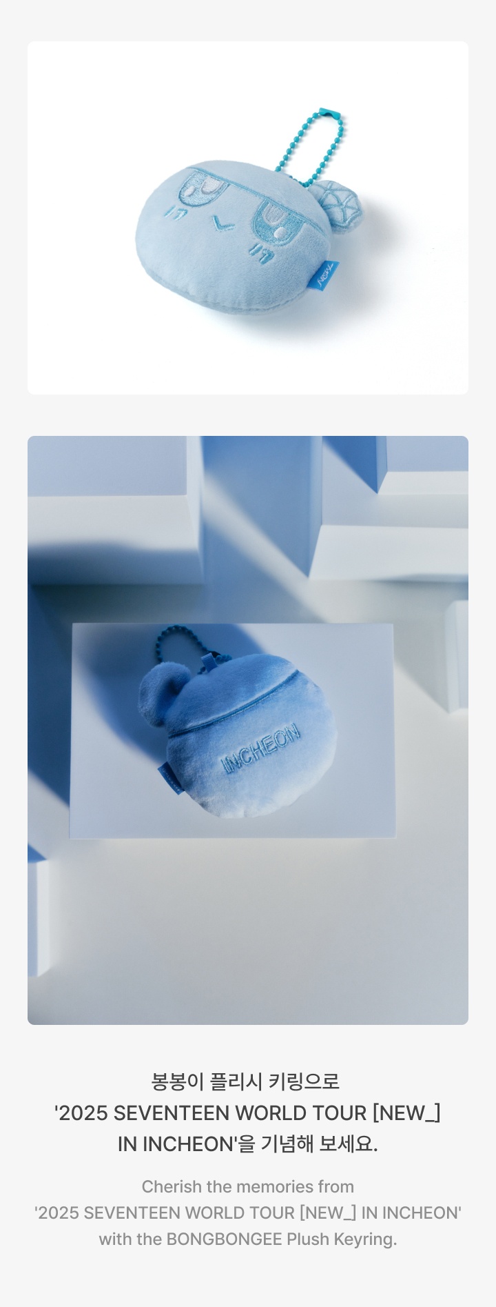 BONGBONGEE Plush Keyring (INCHEON) 2 detail