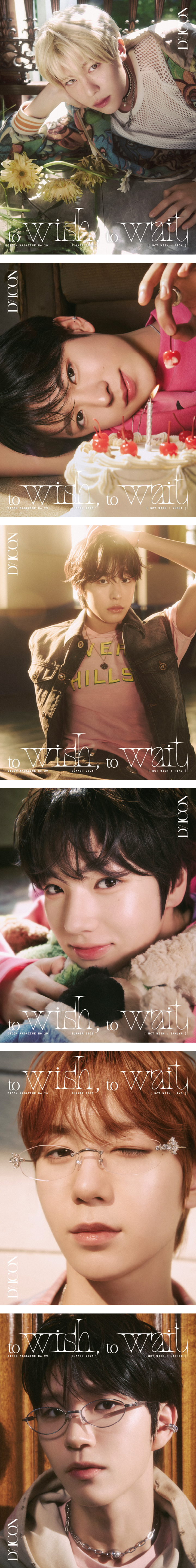 DICON VOLUME N°29 NCT WISH MY YOUTH, MY WISH / TO WISH, TO WAIT (SET) 4 detail