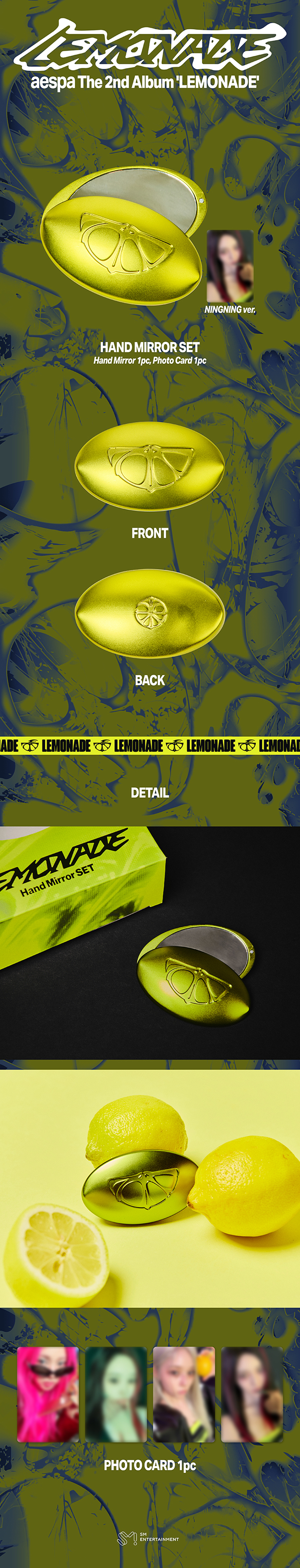 aespa WEEK - MAKE IT LEMONADE Hand Mirror Set