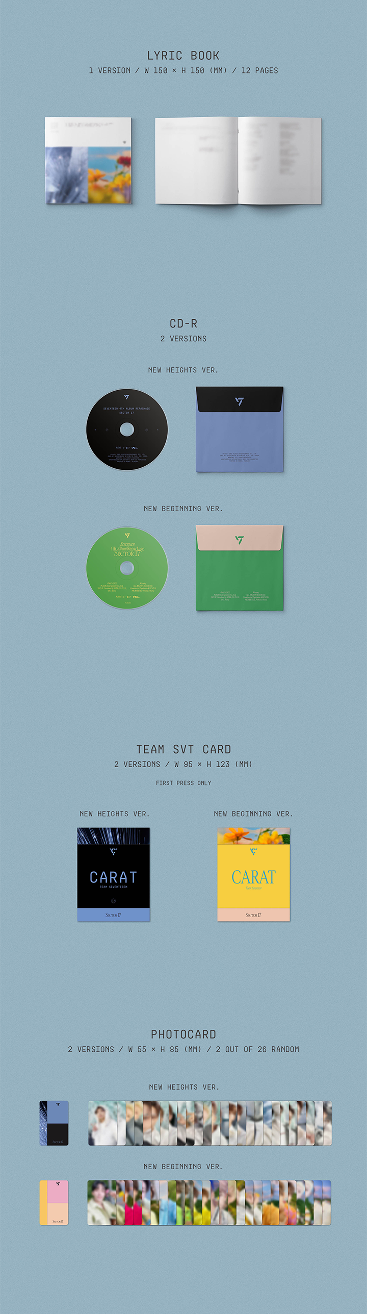 4th Album Repackage 'SECTOR 17' (Random) 1 detail