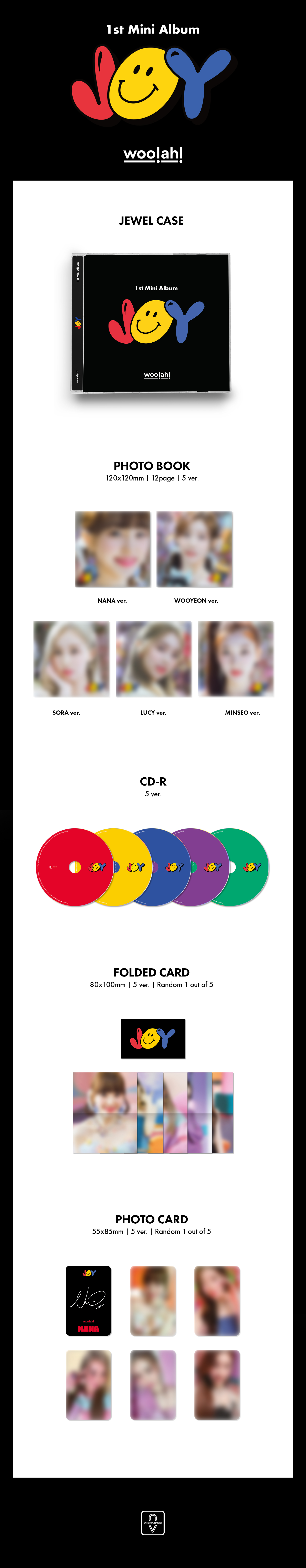 1st Mini Album 'JOY' (Jewel ver.) (Random) 0 detail