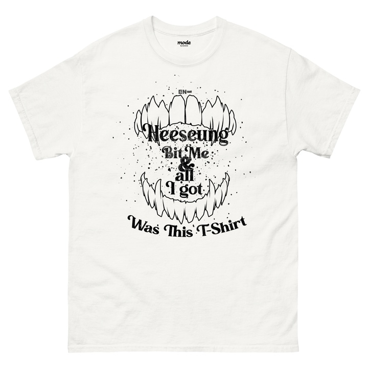 [HEESEUNG] Bit Me S/S Tee (White)