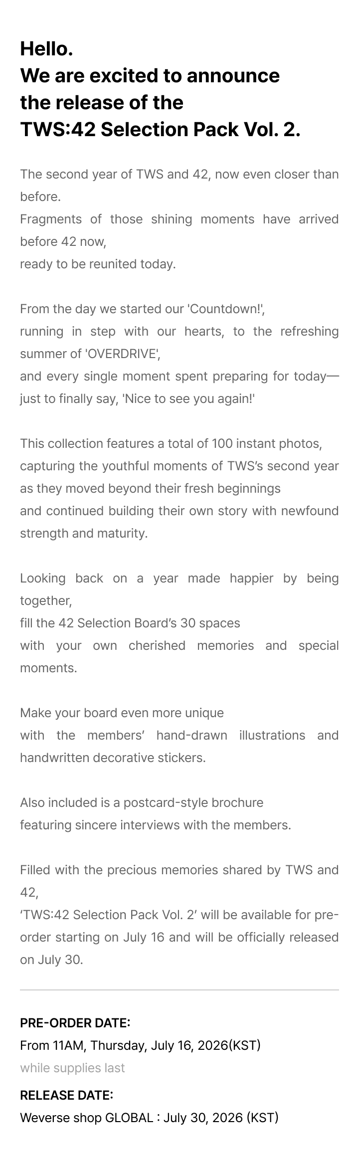 TWS:42 Selection Pack Vol. 2