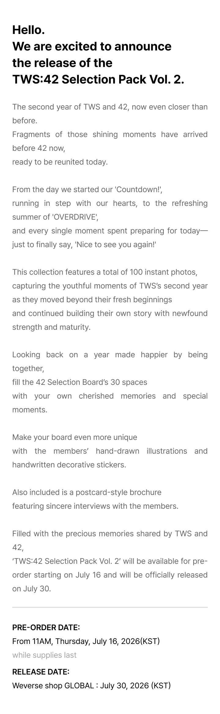 TWS:42 Selection Pack Vol. 2 3 detail