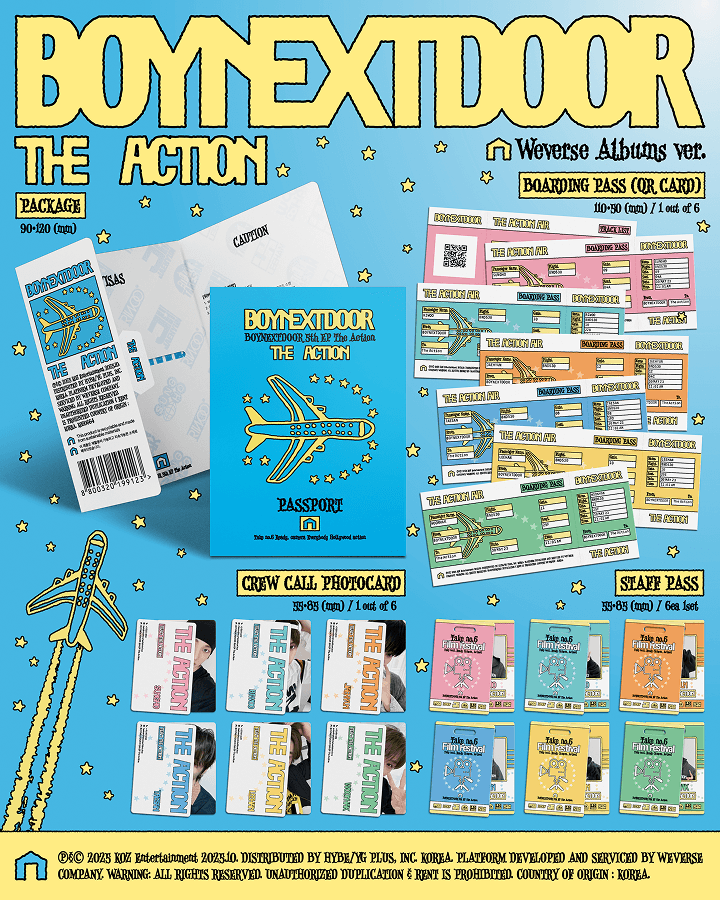BOYNEXTDOOR 5th EP [The Action] (Weverse Albums ver.) 0 detail