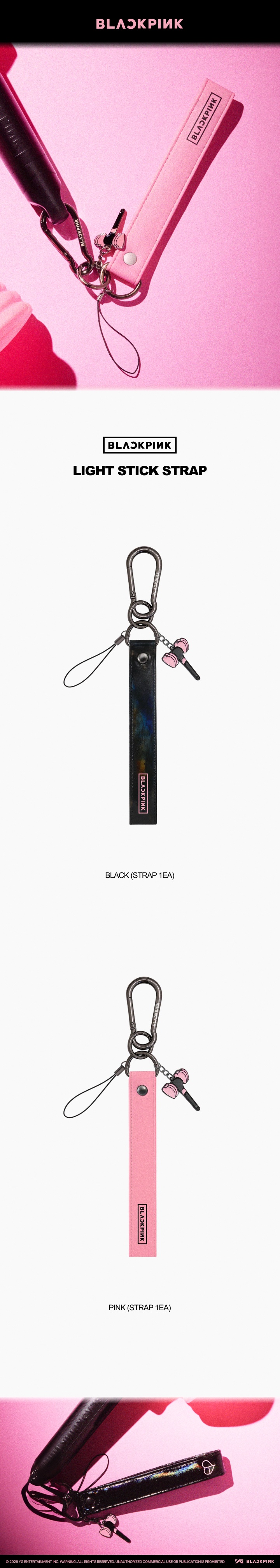 [BPPOPUP] BLACKPINK LIGHT STICK STRAP 0 detail