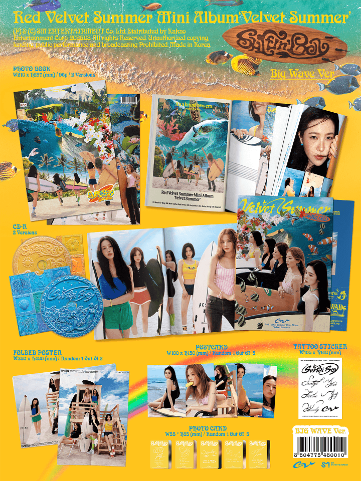 Summer Mini Album [Velvet Summer] (Big Wave Ver.) (Random) 0 detail