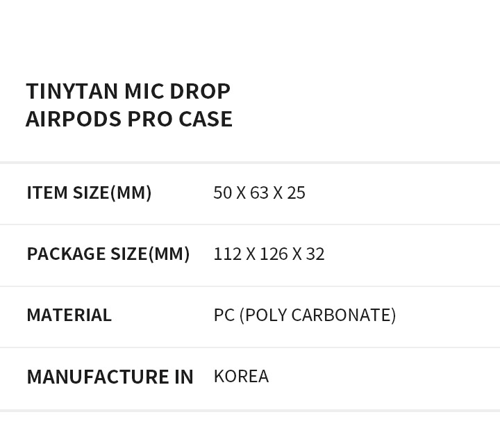 Mic Drop AirPods Pro Case 2 detail