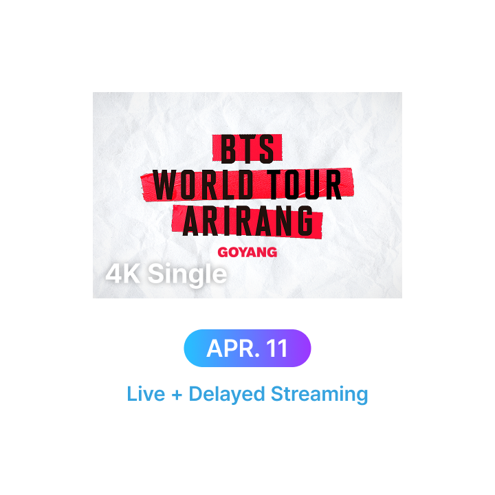 BTS | BTS WORLD TOUR 'ARIRANG' IN GOYANG 4K Single-view (4/11)
