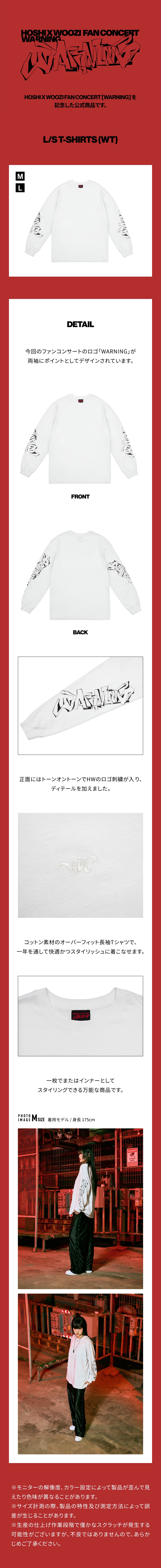 [8/6(水)受け取り]L/S T-SHIRTS(WT) 1 detail