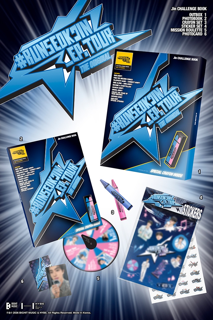 Jin '#RUNSEOKJIN_EP.TOUR in GOYANG' The Original SET 5 detail