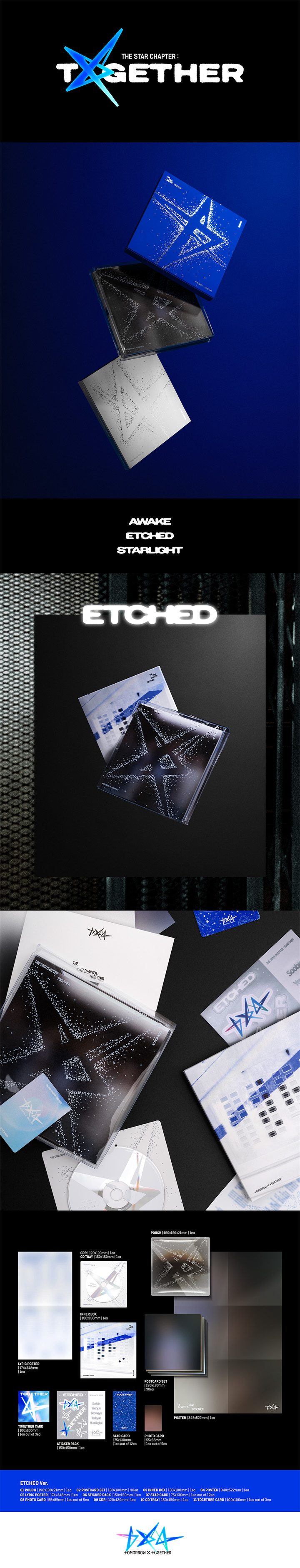 TOMORROW X TOGETHER | The Star Chapter: TOGETHER (Etched Ver.)
