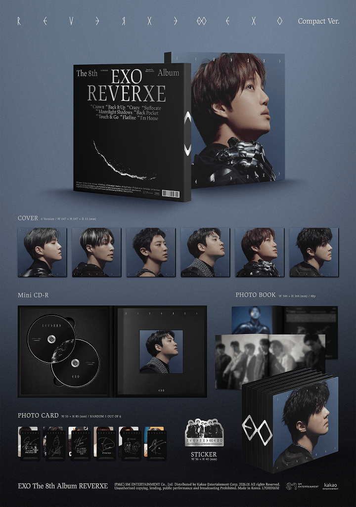 The 8th Album [REVERXE] (Compact  Ver.) (Random) 0 detail