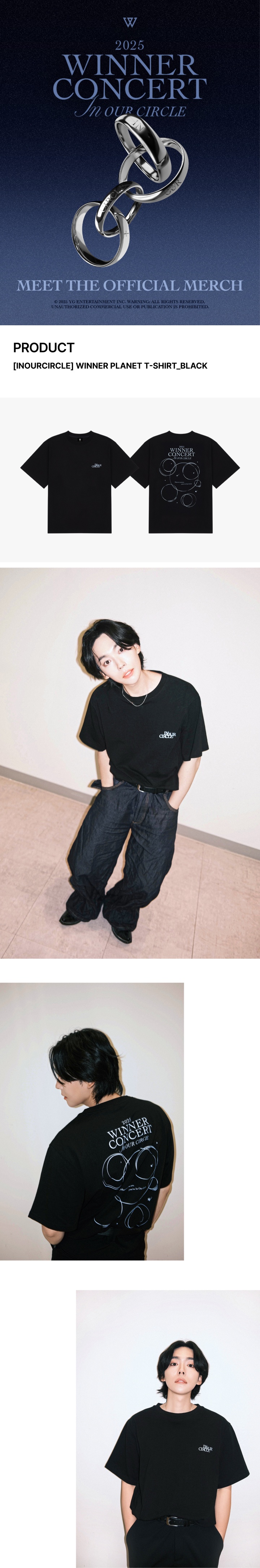 [INOURCIRCLE] WINNER PLANET T-SHIRT_BLACK 0 detail