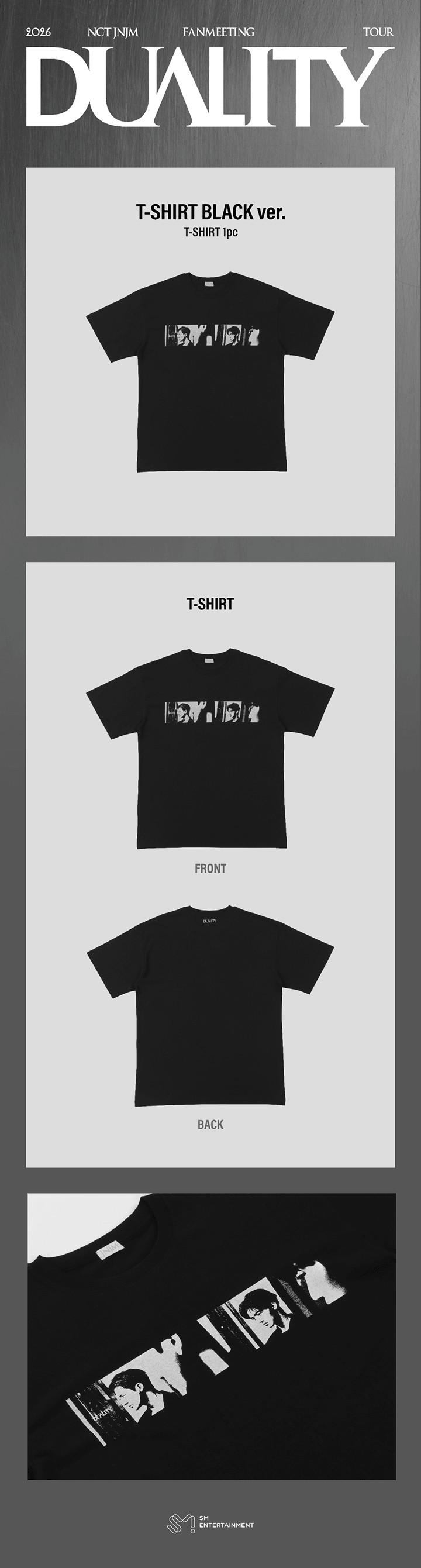 T-SHIRT BLACK ver. 0 detail