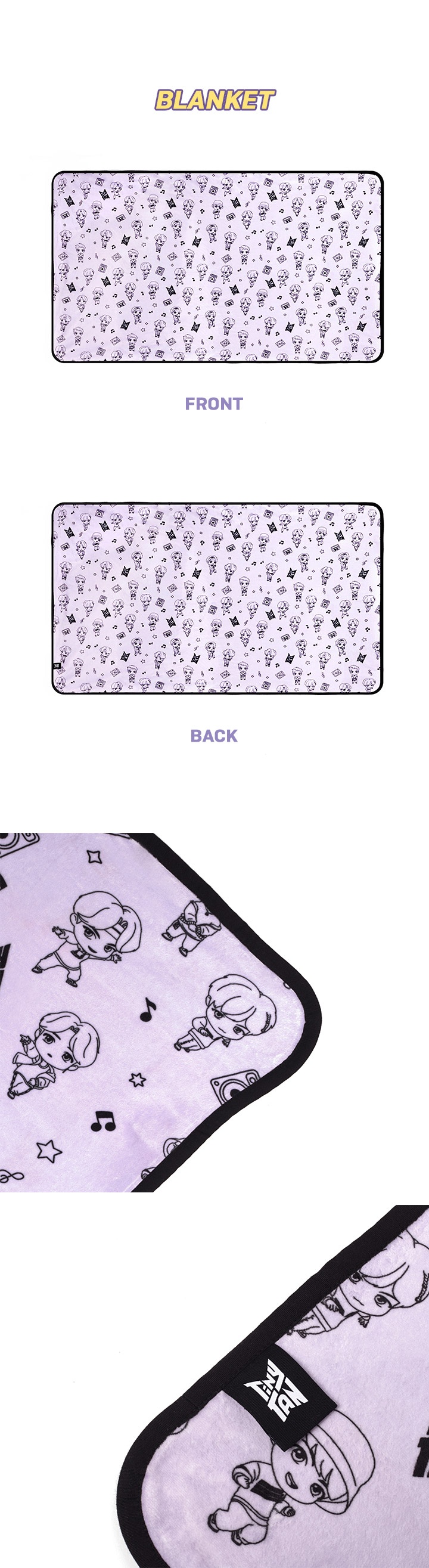 Blanket (Purple) 1 detail