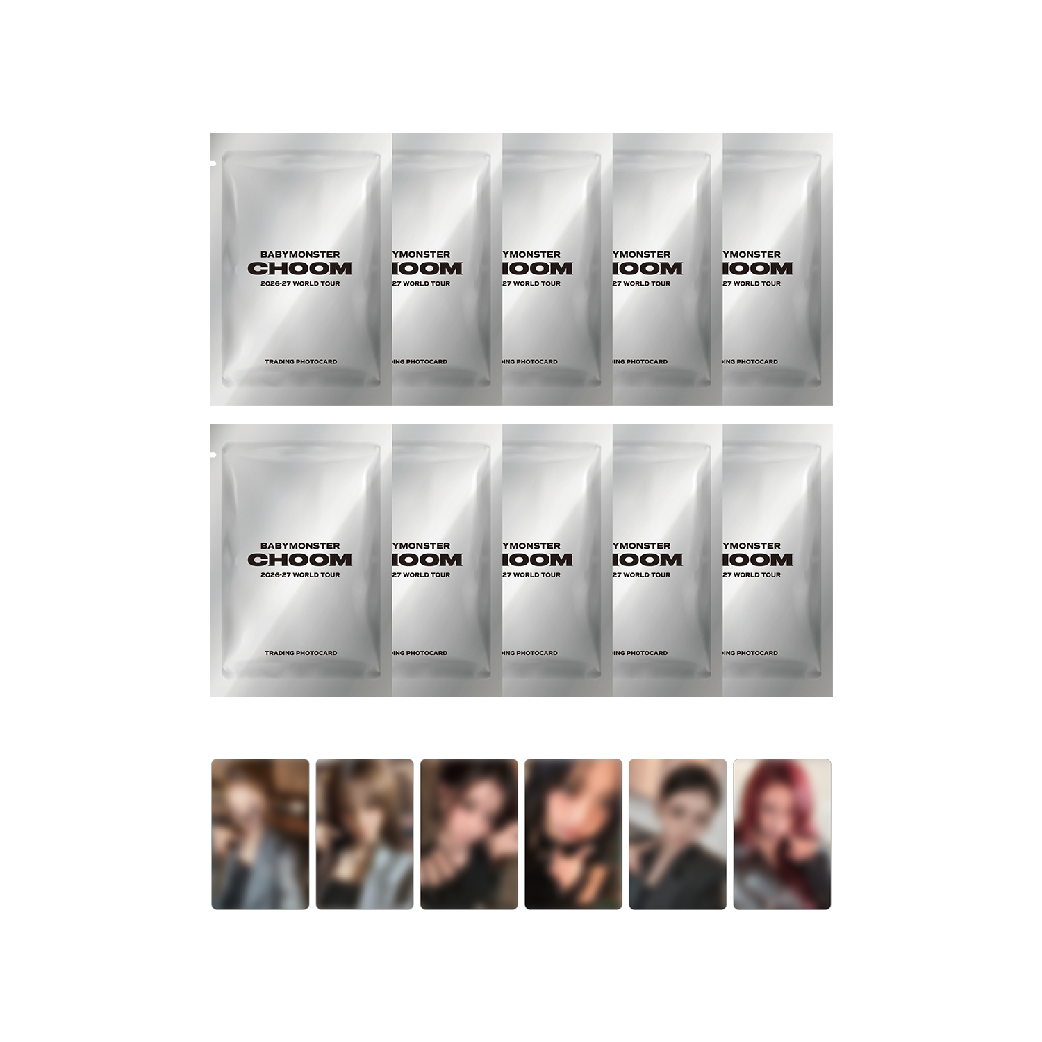 [CHOOMTOUR] BABYMONSTER TRADING PHOTOCARD BULK PACK