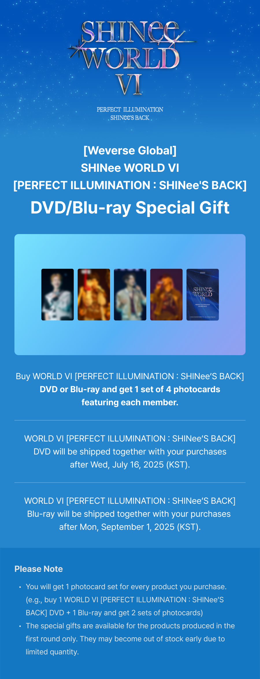 SHINee WORLD VI [PERFECT ILLUMINATION : SHINee'S BACK] DVD (MINHO ver.) 0 detail