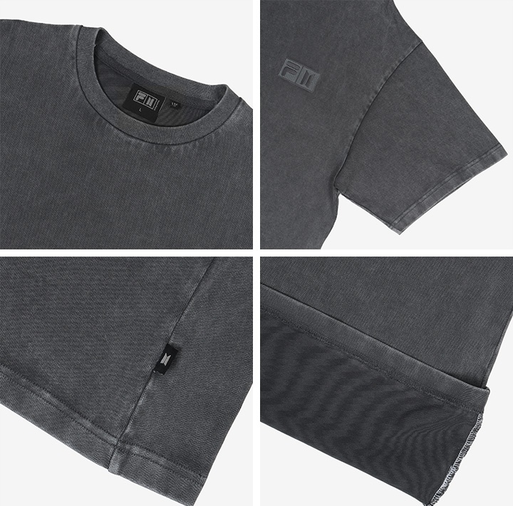 BTS Pigment Color Tshirts (Carbon)