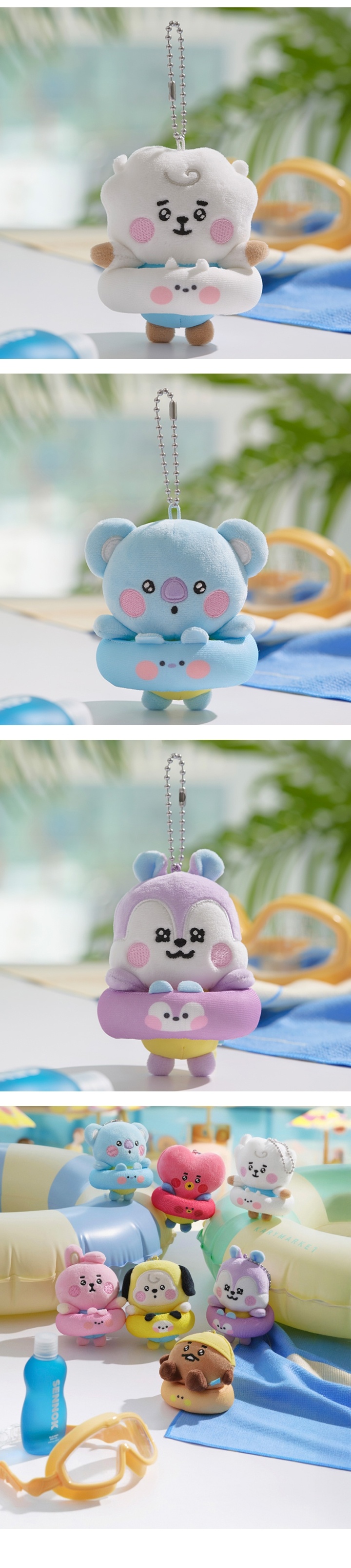 Baby Plush Keyring Splash Edition 1 detail