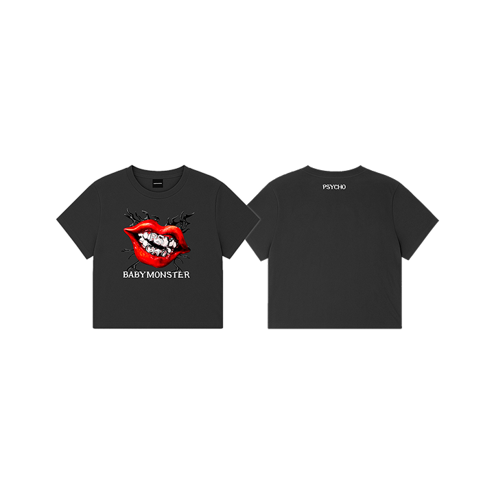 BABYMONSTER | [PSYCHO] BABYMONSTER SYMBOL CROP T-SHIRT