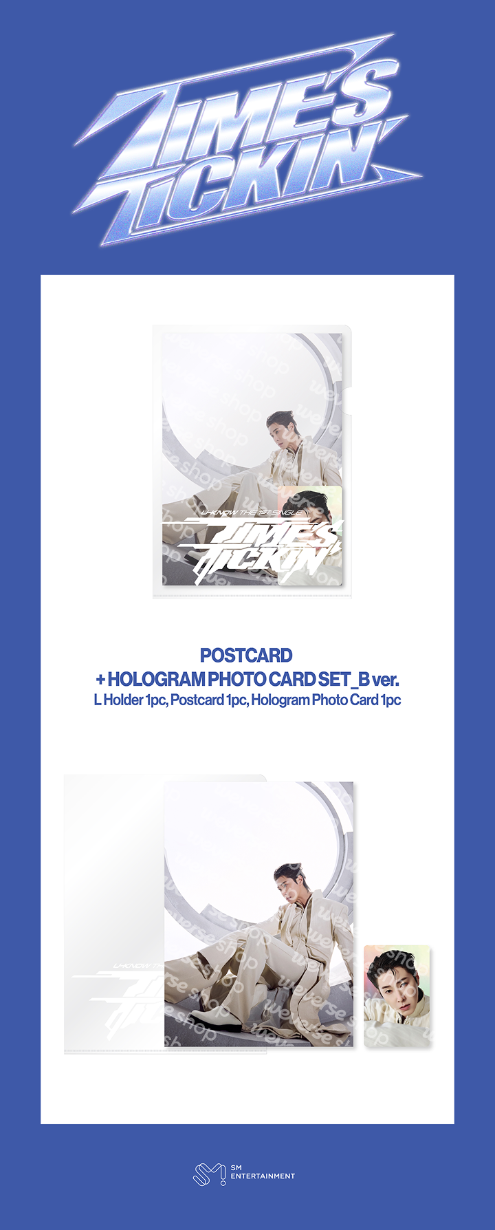 POSTCARD + HOLOGRAM PHOTO CARD SET_B ver. 0 detail