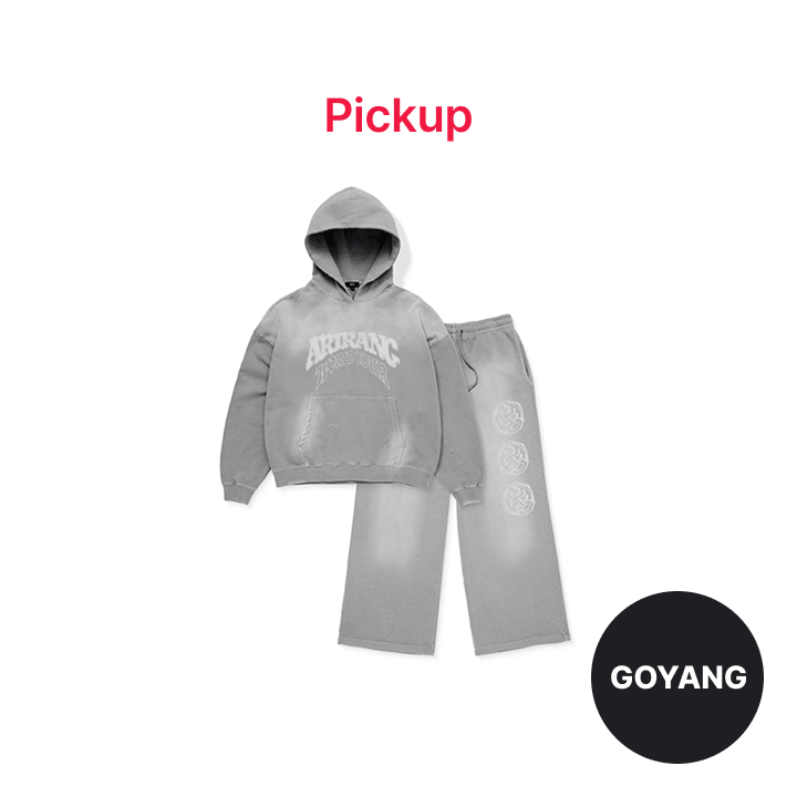 BTS – HOODIE & PANTS SET-UP (GRAY)