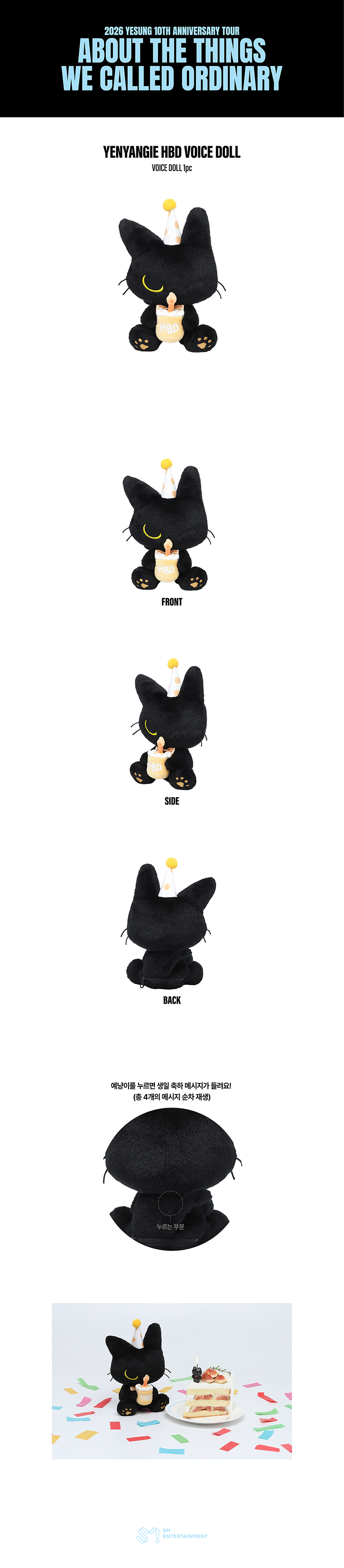 SUPER JUNIOR ABOUT THE THINGS WE CALLED ORDINARY Yenyangie Hbd Voice Doll