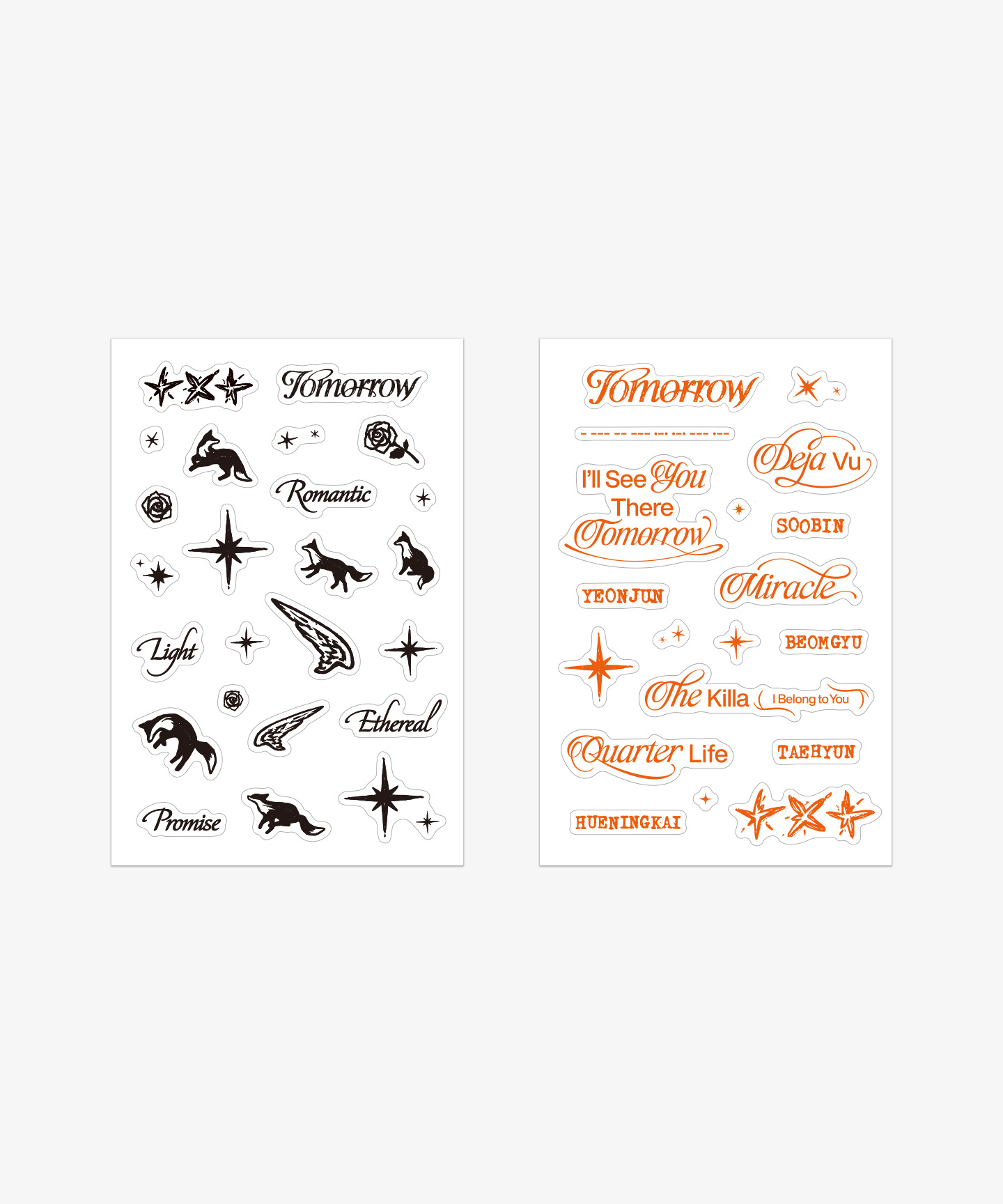 [TOMORROW (POP-UP)] TATTOO STICKER SET