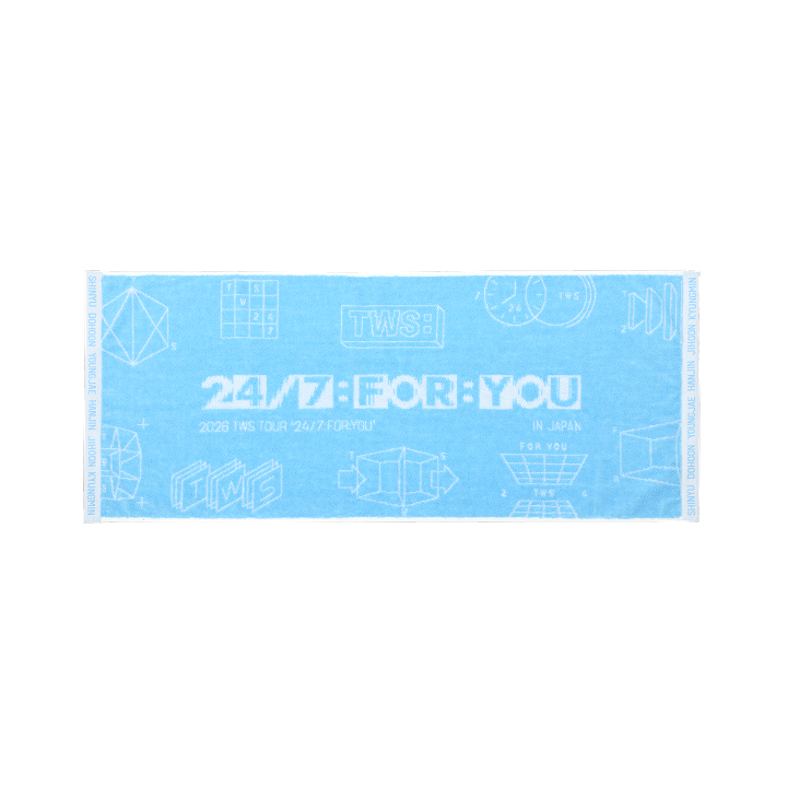 [24/7:FOR:YOU IN JAPAN]JACQUARD FACE TOWEL
