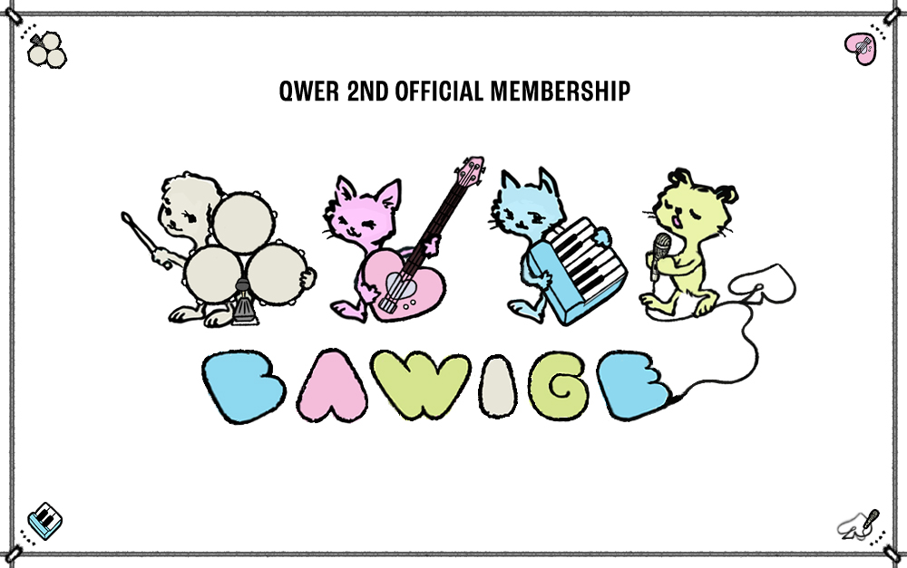 Notice] QWER Official Fanclub BAWIGE 2nd Membership (GLOBAL) Now