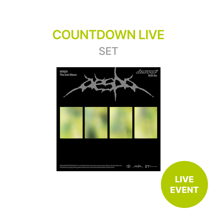 aespa | [COUNTDOWN LIVE] The 2nd Album [LEMONADE] (ACID Ver.) (Set)