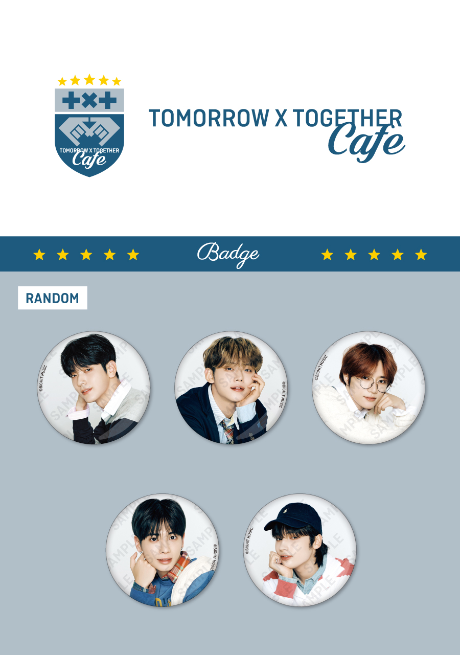 TXT TOMORROW X TOGETHERcafeカフェ公式グッズ前半後半の缶