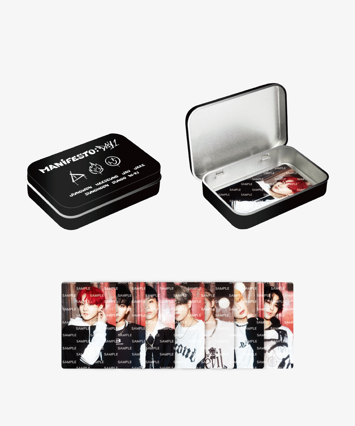 [MANIFESTO : DAY1] PHOTO CARD & TIN CASE SET