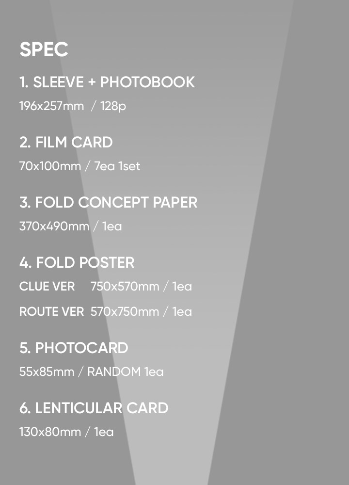 BTS MAP OF THE SOUL ON:E CONCEPT PHOTOBOOK CLUE VER. 3 detail
