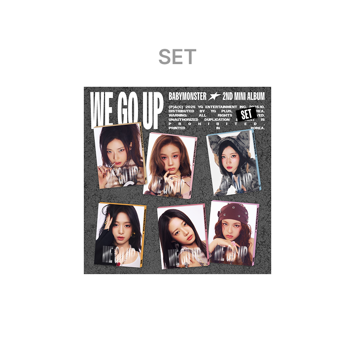 BABYMONSTER トレカ　6種　×10 タワレコ　WE GO UP BABYMONSTER トレカ 6種 ×10 タワレコ WE GO UP Exclusive POB