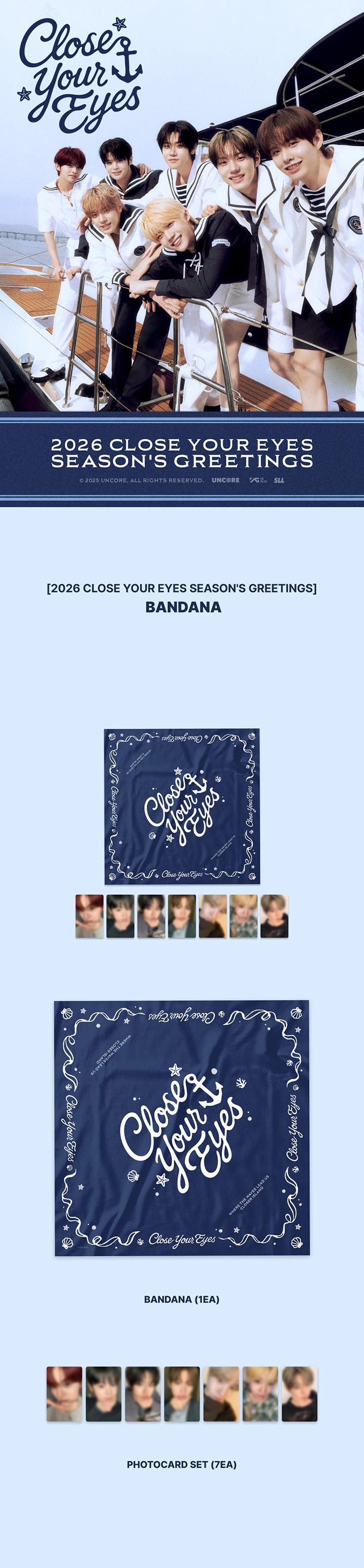 [2026 SEASON'S GREETINGS] BANDANA 1 detail