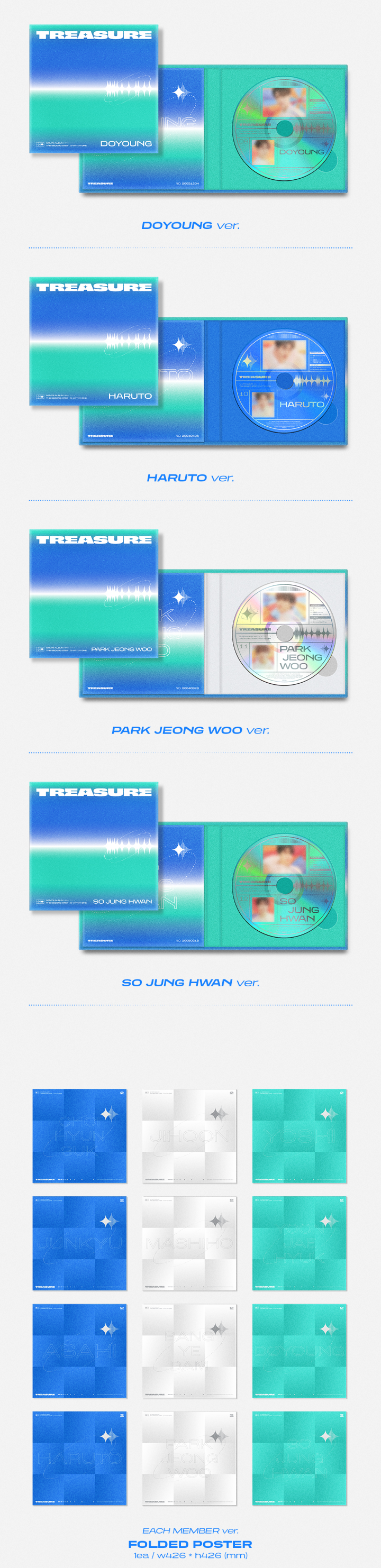 1st Mini Album THE SECOND STEP : CHAPTER ONE Digipack Set 2 detail