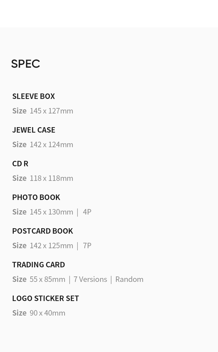 XG 3rd Single 『SHOOTING STAR』 CD BOX 1 detail