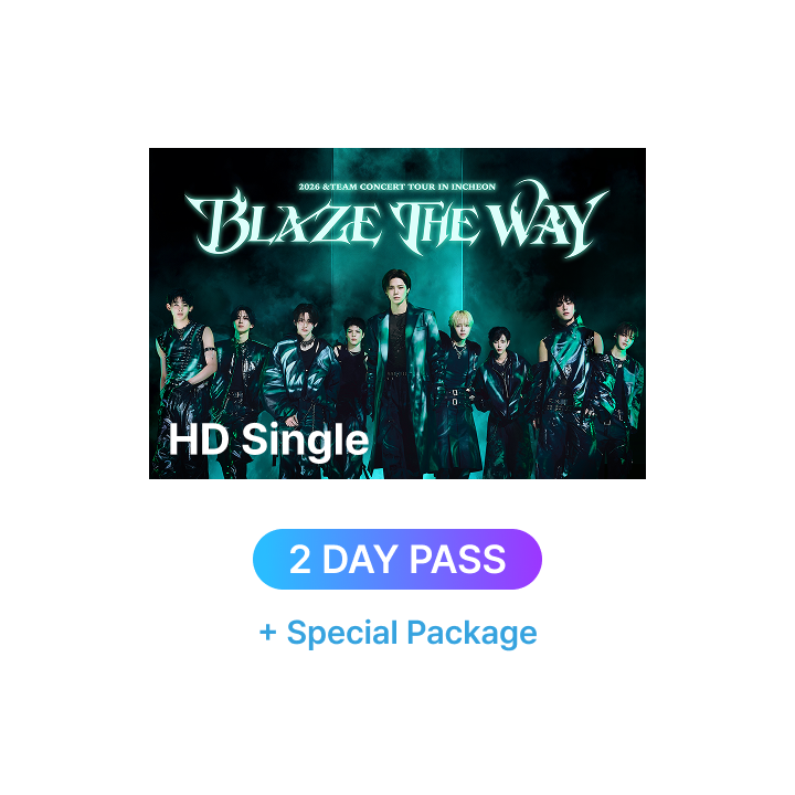 &TEAM BLAZE THE WAY 仁川会場限定メンシプトレカ コンイズ &TEAM | 2026 &TEAM CONCERT TOUR 'BLAZE THE WAY' in INCHEON HD